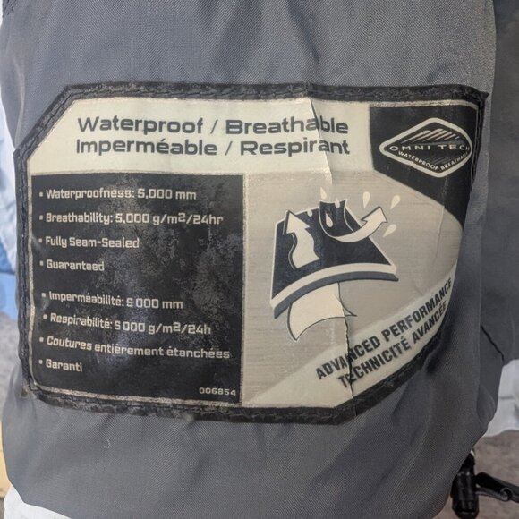 Columbia Omni-tech Jacket Windbreaker Mesh Spring Outdoor Sports Medium Hood - Picture 12 of 15